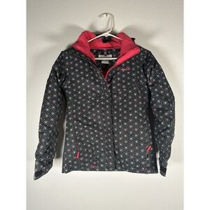 Columbia Interchangeable Omni Tech kids Black Lined Waterproof Ski Snow jacket M